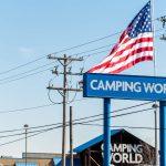 Largest RV dealer’s giant flag hits the headlines once again