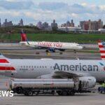 Flights at major US airports delayed after cable cut by construction workers