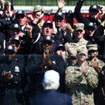 Trump honors 9/11 first responders — and plugs his political priorities