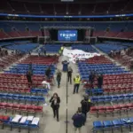Campaign Chaos as Trump Scraps Final Events