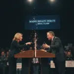 Sparks Fly and Shadows Loom in Final Maine Senate Clash