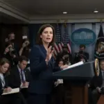 Legal Credentials Row Clouds Debut of White House Press Secretary