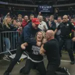 Chaos Erupts at Ohio Campaign Stop as Protester Is Assaulted