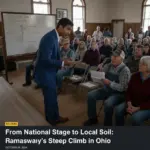 From National Stage to Local Soil: Ramaswamy’s Steep Climb in Ohio